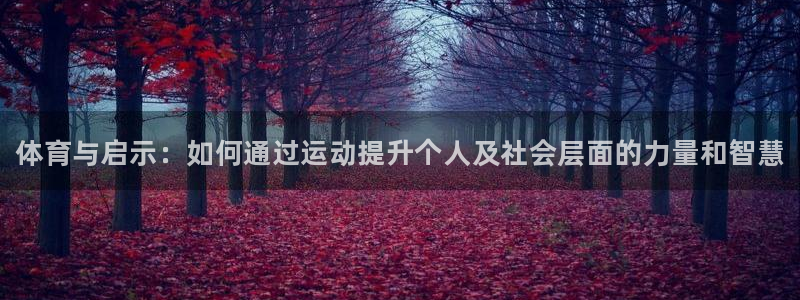 球王会体育：体育与启示：如何通过运动提升个人及社会层面的力量和智慧